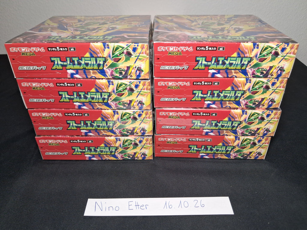 Pokémon TCG Storm Emeralda m6 JAPAN – Neu und versiegelt